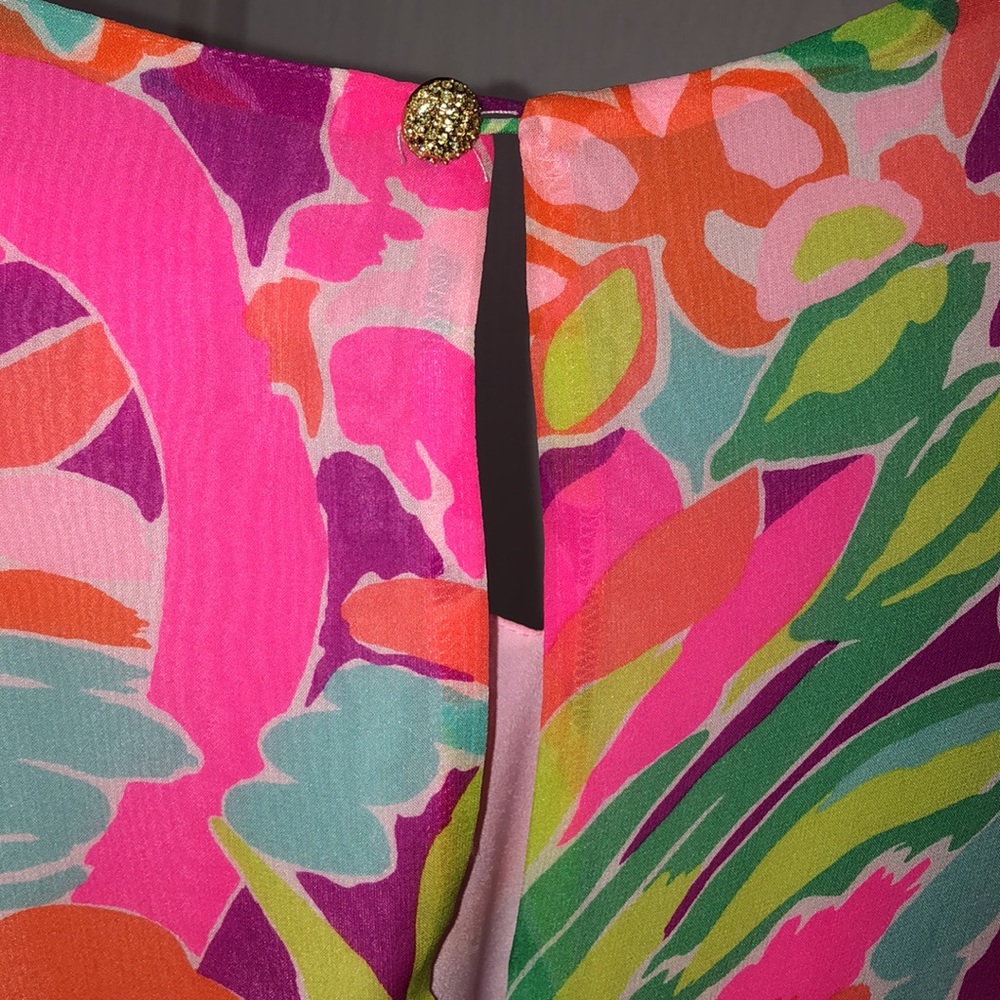 Lilly Pulitzer Carleigh Silk Tunic Dress in Multi Lulu, Size 2. - Picture 9 of 16